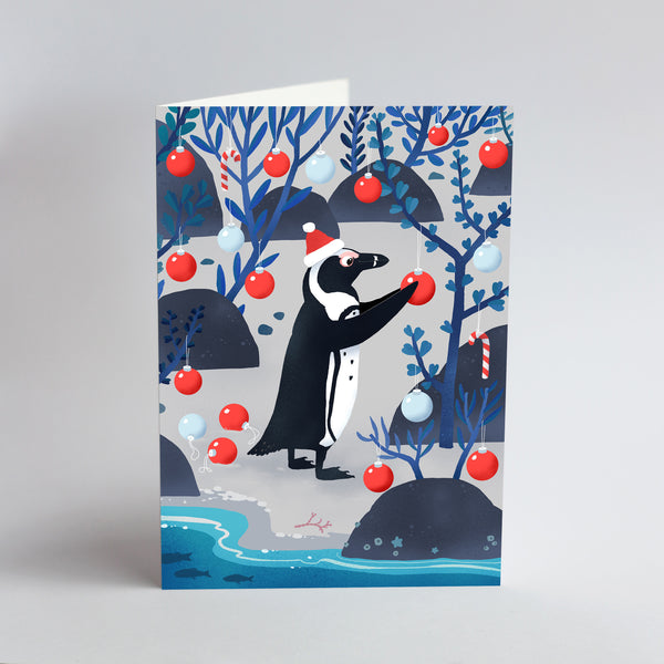 Christmas Card - Penguin