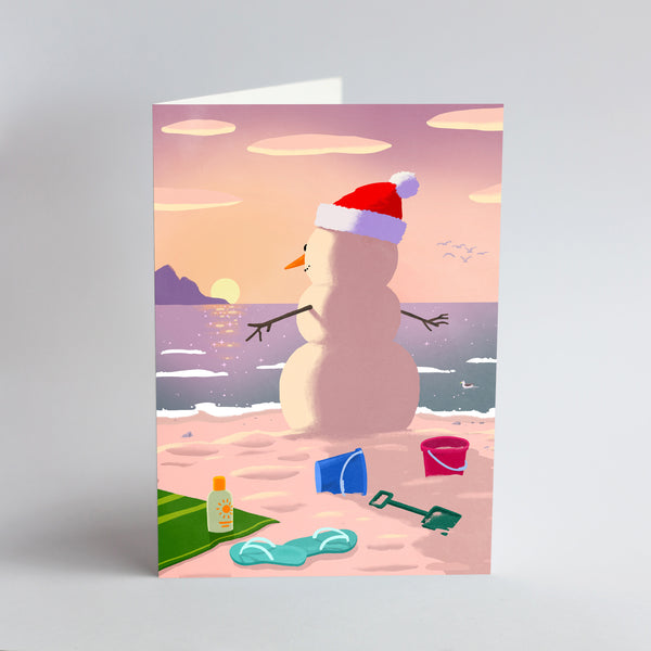 Christmas Card - Sand Man