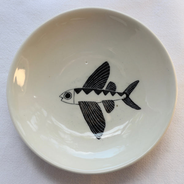 Flying fish - Hand Illustrated Bowl