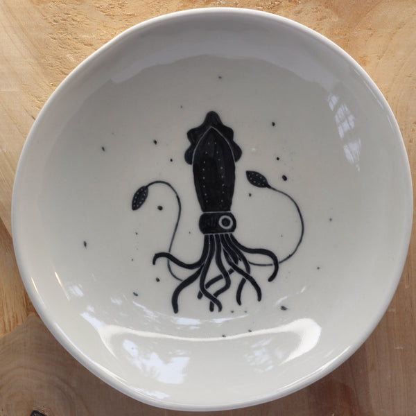 Squid - Hand Illustrated Bowl