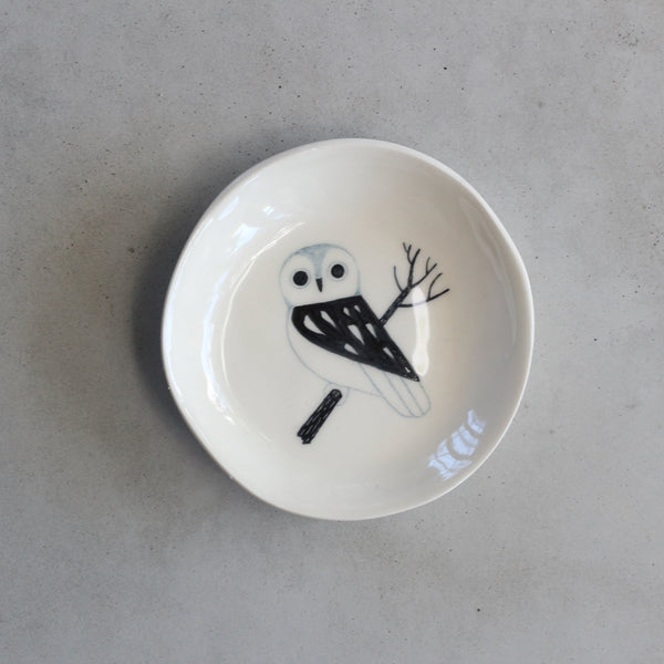 Owl - Hand Illustrated Bowl