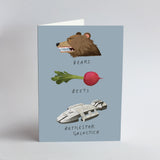 Bears, Beets and Battlestar Galactica - card
