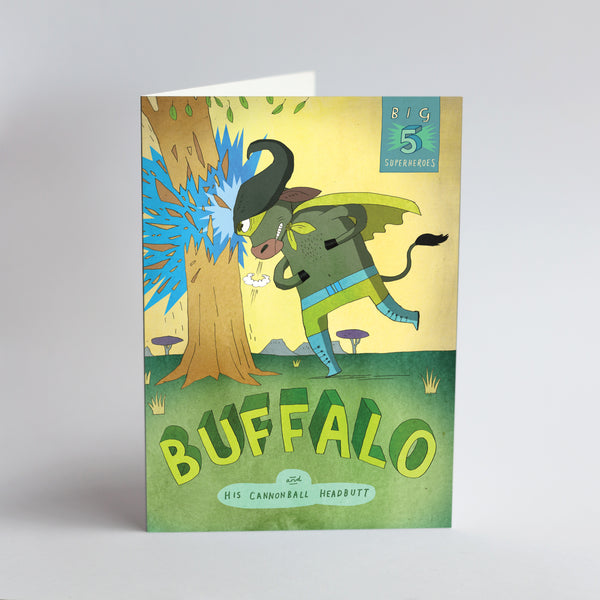 Big Five Superhero Card - Buffalo