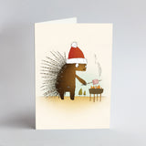 Christmas Porcupine - Card