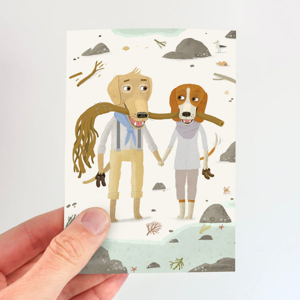 Love Dogs Card - Kelp