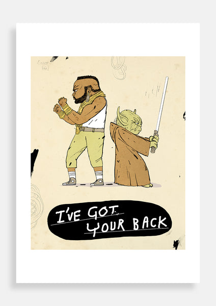 I got your back! BA Baracus and Yoda