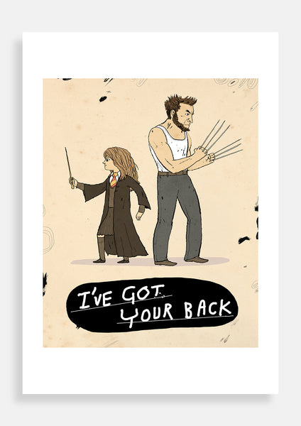 I got your back! Hermione Granger and Wolverine