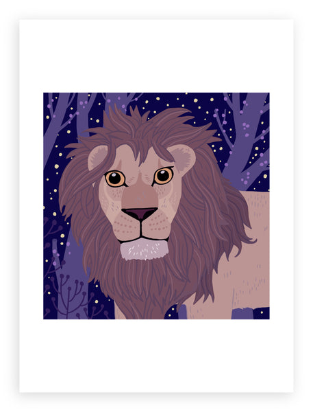 South African Animals (square) Lion