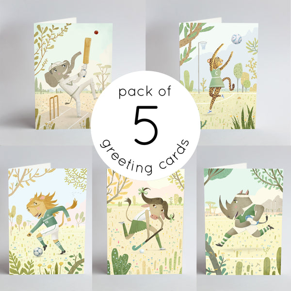 Sports Animals - Set of All Five