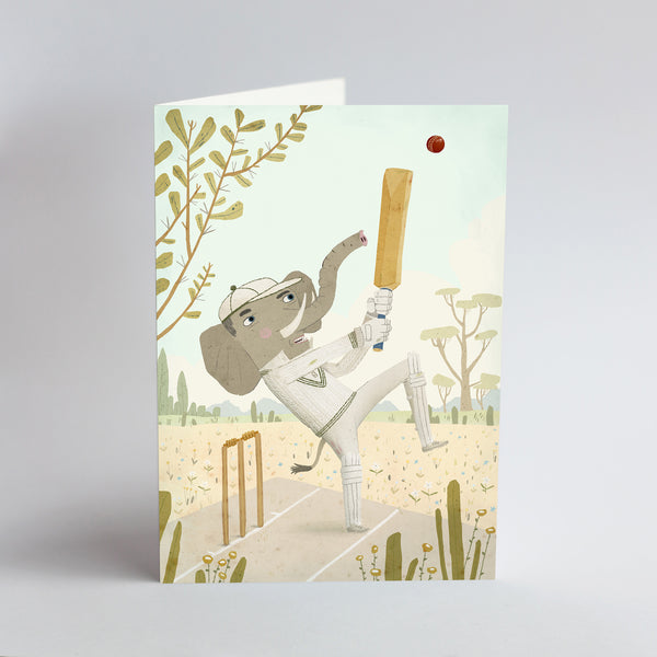 Cricket Elephant - Card
