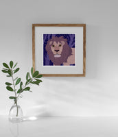 South African Animals (square) Lion